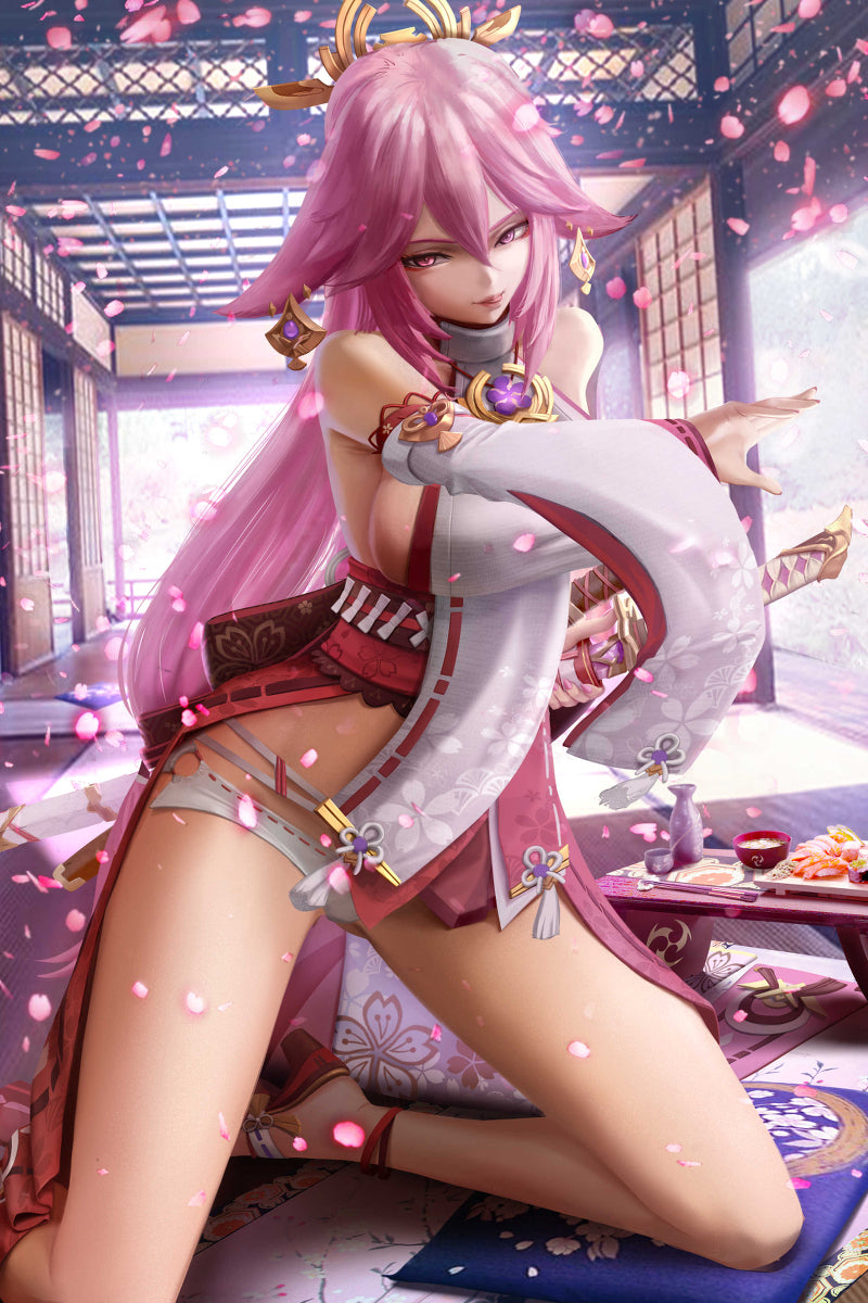 Yae Miko Art Print