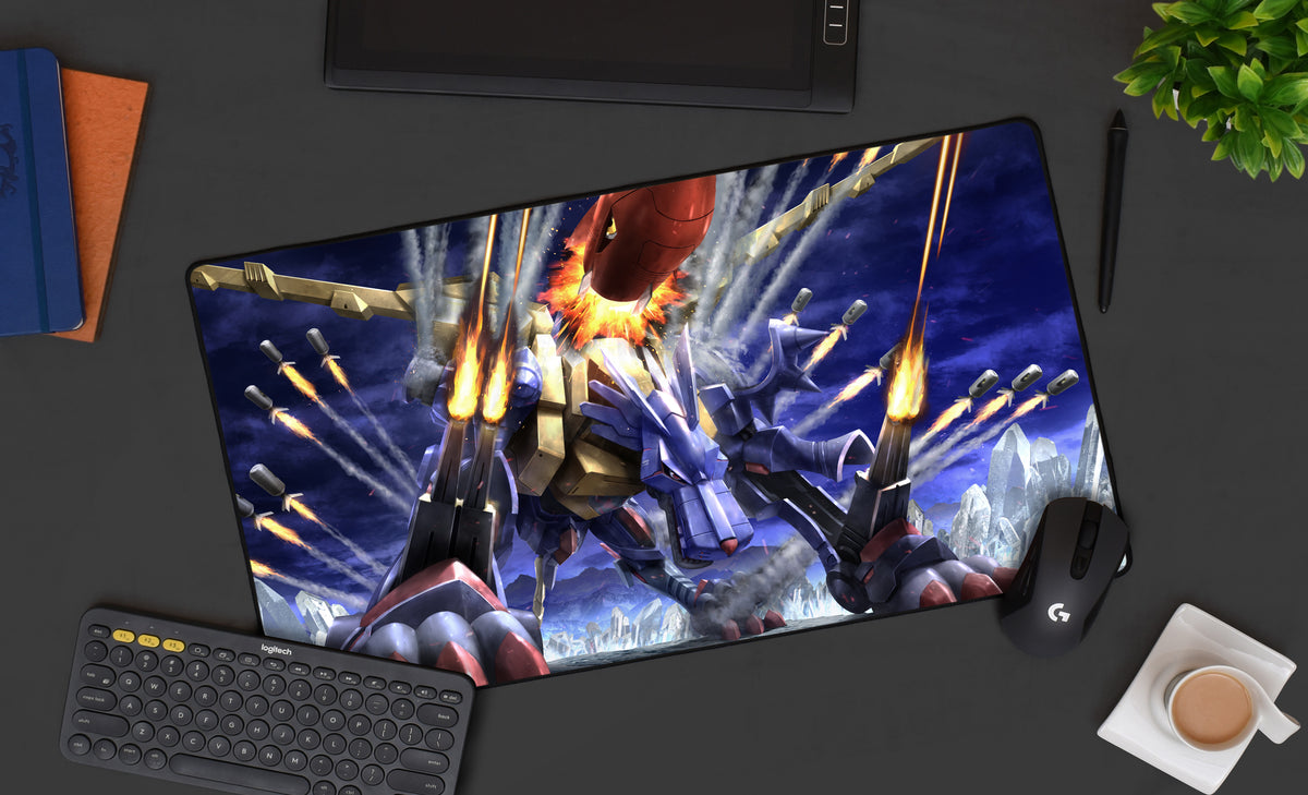 Metal Garurumon Playmat