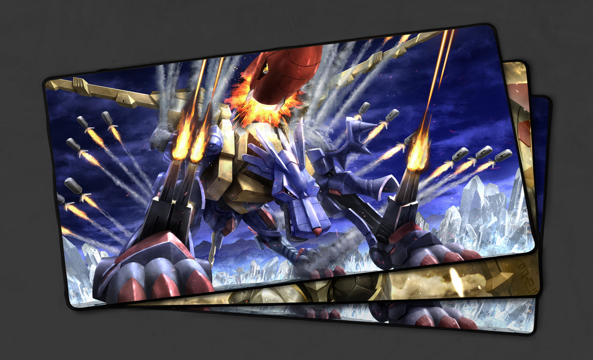 Metal Garurumon Playmat