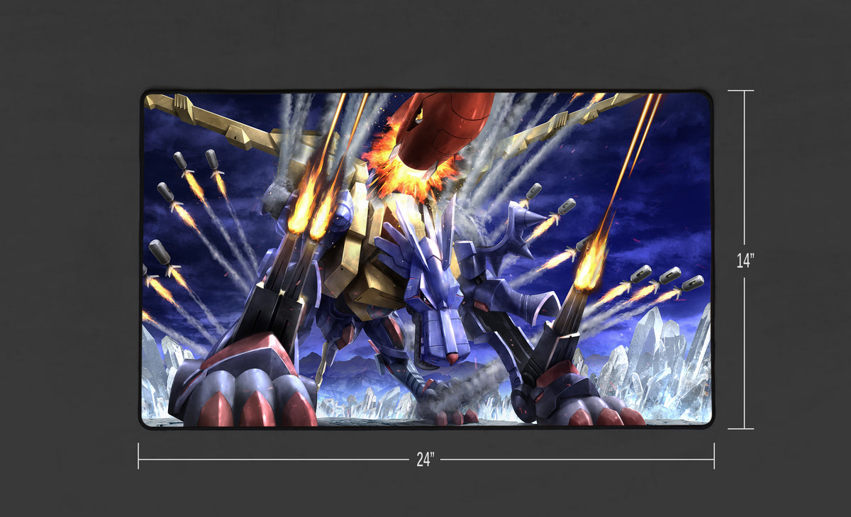 Metal Garurumon Playmat